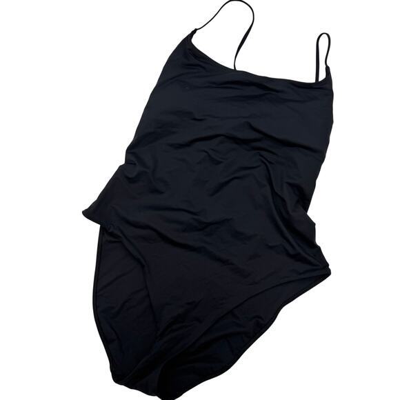 Everlane Swimsuit The String Renew Nylon One Piece Women Size 2XL Black - Picture 5 of 7